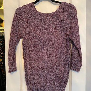 Anne Taylor  Multi Color  Woven Sweater Small